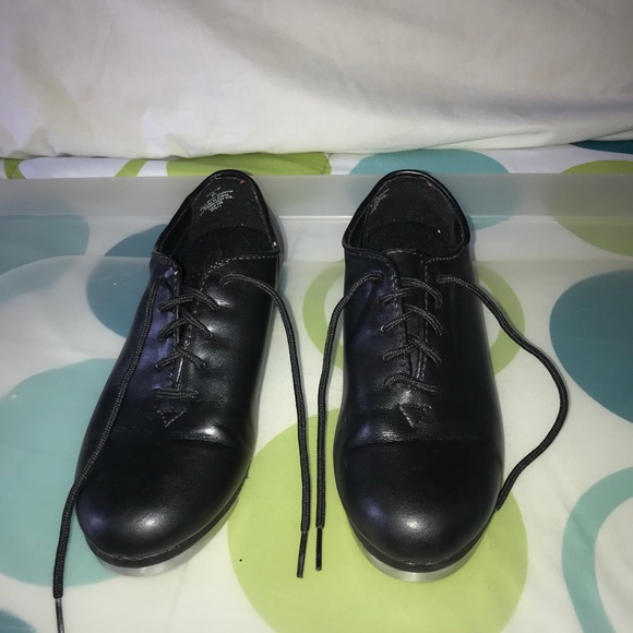 SOLD!!! Rhythm tones tap shoes size 3 1/2 kids - Picture 2 of 6
